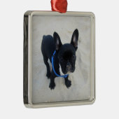 French Bulldog Ornament Personalisiert Aus Metall (Rechts)