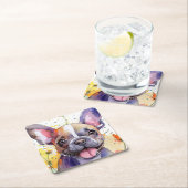 French Bulldog Paper Untersetzer (Vor Ort)