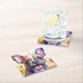 French Bulldog Paper Untersetzer (Vor Ort)