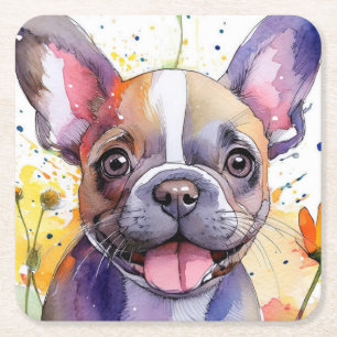 French Bulldog Paper Untersetzer