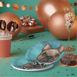 FRENCH BULLDOG PAPPTELLER