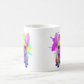 French Bulldog Pastel Splash of Color Kaffeetasse (Mittel)