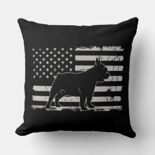 French Bulldog Patriotic Dog Lover Geschenke Kissen