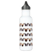 French Bulldog Pattern Edelstahlflasche (Links)