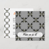 French Bulldog Pattern Einladung (Vorne/Hinten)