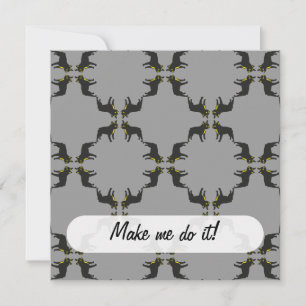 French Bulldog Pattern Einladung