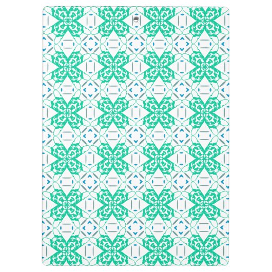 French Bulldog Pattern Klemmbrett (Rückseite)