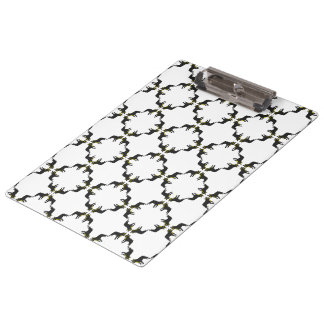 French Bulldog Pattern Klemmbrett