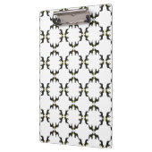 French Bulldog Pattern Klemmbrett (Links)
