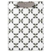 French Bulldog Pattern Klemmbrett (Vorderseite)