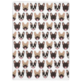 French Bulldog Pattern Klemmbrett (Rückseite)