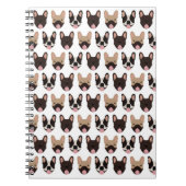 French Bulldog Pattern Notizblock (Vorderseite)