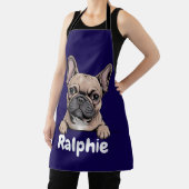 French Bulldog Personalized Dog Name Pet Owner Schürze (InSitu)