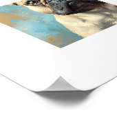 French Bulldog Personalized Print Poster (Ecke)