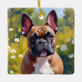 French Bulldog | Pet Painting Dog Art Keramikornament