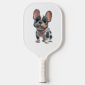 French Bulldog Pickleball Schläger (Vorderseite)