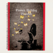 French Bulldog Planner Planer (Vorderseite)