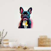 French Bulldog Pop Art - Bold Retro Comic Style Poster (Küche)