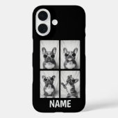 French Bulldog Portrait Personalisiert Phone Case (Rückseite)