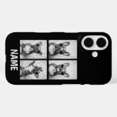 French Bulldog Portrait Personalisiert Phone Case (Rückseite (Horizontal))