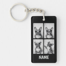 French Bulldog Portrait Personalisiert Schlüsselanhänger
