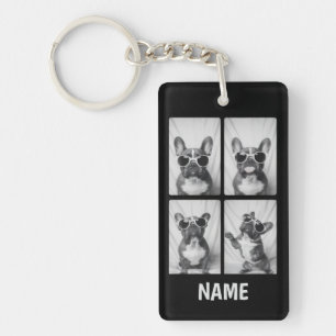 French Bulldog Portrait Personalisiert Schlüsselanhänger