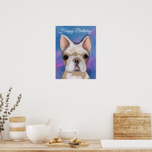 FRENCH BULLDOG POSTER (Küche)