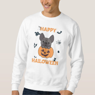 French Bulldog Pumpkin Sweet Hogs Happy Halloween Sweatshirt