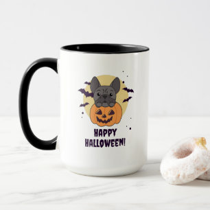 French Bulldog Pumpkin Sweet Hogs Happy Halloween Tasse