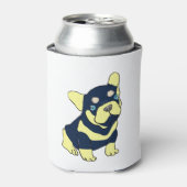 French Bulldog Puppy Cartoon kann kühler werden Dosenkühler (Kanne Vorderseite)