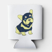 French Bulldog Puppy Cartoon kann kühler werden Dosenkühler (Rückseite)