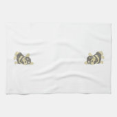 French Bulldog Puppy Cartoon Küchentücher (Horizontal)