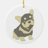 French Bulldog Puppy Cartoon Ornament (Hinten)