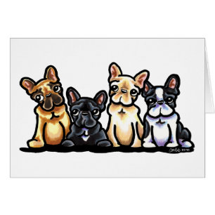 French Bulldog Quartett
