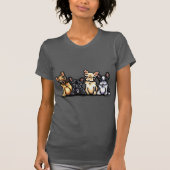 French Bulldog Quartett T-Shirt (Vorderseite)