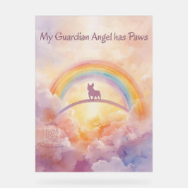 French Bulldog Rainbow Bridge Acrylic Sign Acrylschild