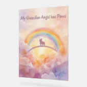 French Bulldog Rainbow Bridge Acrylic Sign Acrylschild (Winkel)