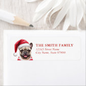 French Bulldog Return Address Labels (Insitu)