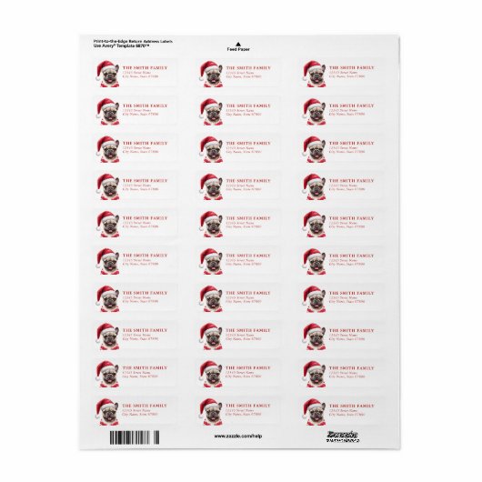 French Bulldog Return Address Labels (Vorne)