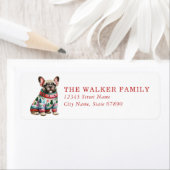 French Bulldog Return Address Labels (Insitu)