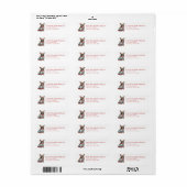 French Bulldog Return Address Labels (Vorne)