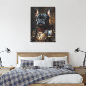 French Bulldog Royalty Leinwanddruck (Insitu (Schlafzimmer))