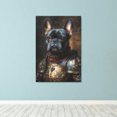 French Bulldog Royalty Leinwanddruck (Insitu (Holzboden))