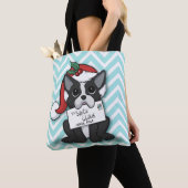 French bulldog Santa Claus Holiday Tasche (Von Nahem)