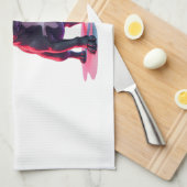 French Bulldog SciFi Wearing Cool Sunglasses Geschirrtuch (Viertel Falte)