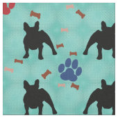 French Bulldog Shadow Stoff (Nahaufnahme)