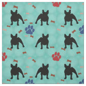 French Bulldog Shadow Stoff (Muster)