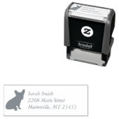 French Bulldog Silhouette Party Permastempel (Beispiel)