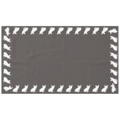 French Bulldog Silhouette Party Tischdecke (Vorderseite (Horizontal))