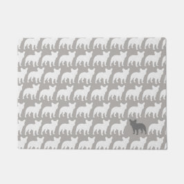 French Bulldog Silhouetten Pattern | Fun Frenchies Fußmatte